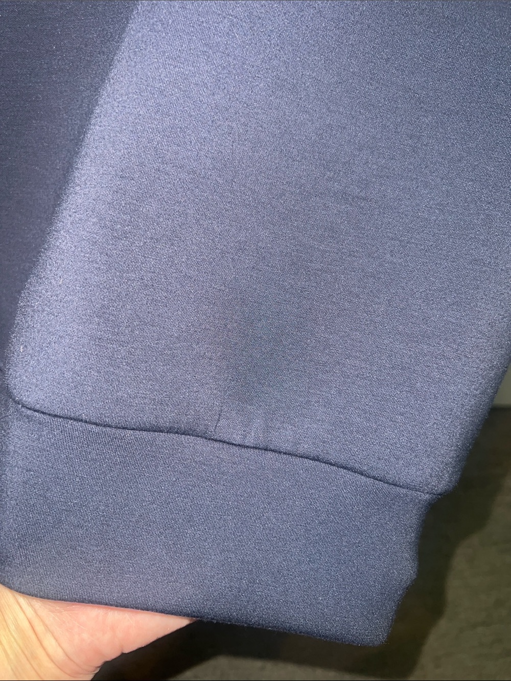 SPANX air essentials faded indigo blue grey Crewneck Sweatshirt - Picture 4 of 6